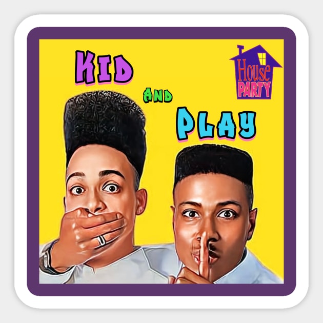 Kid & Play - House Party Sticker by M.I.M.P.